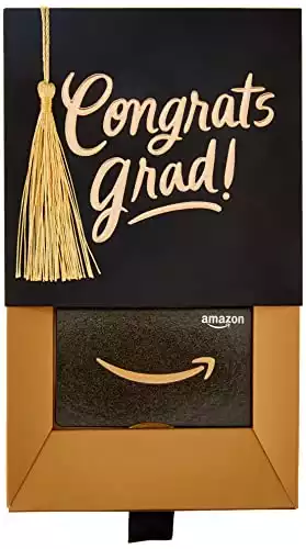 Amazon.com Gift Card for any amount in a Graduation Hat Window Gift Box