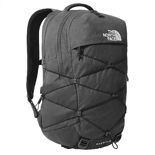 THE NORTH FACE Borealis Laptop Backpack, Asphalt Grey Light Heather/TNF Black, One Size