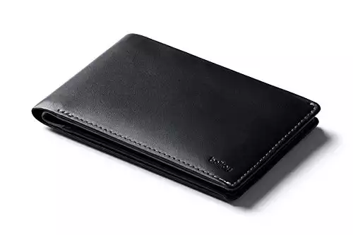 Bellroy Travel Wallet, travel document holder (Passport, tickets, cash, cards and pen) - (Black)