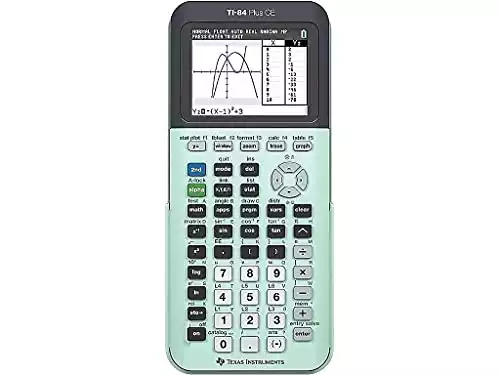 Texas Instruments TI-84 Plus CE Color Graphing Calculator, Mint Small