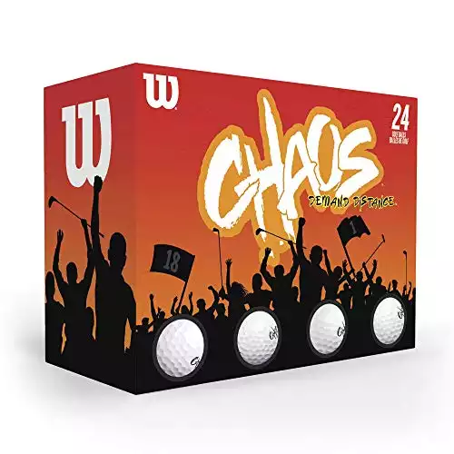 WILSON Chaos Golf Balls (24-Balls)