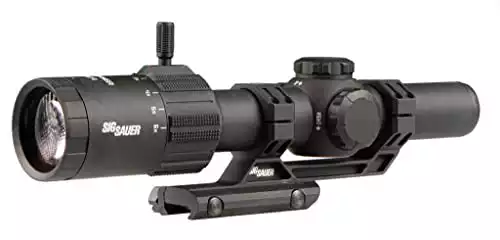 Sig Sauer Tango-MSR 1-6x24mm Riflescope; MSR-BDC6 Reticle with Alpha-MSR Cantilever Mount