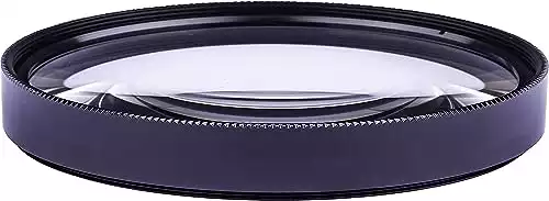 10x High Definition 2 Element Close-Up Macro Lens for Nikon, Canon, Sony, Panasonic, Fujifilm, Pentax & Olympus DSLR's (77mm)
