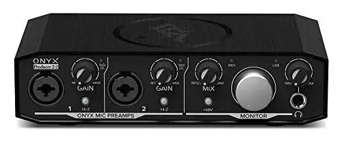 Mackie Onyx Producer 2-2 USB Audio Interface and Traction DAW Recording Software