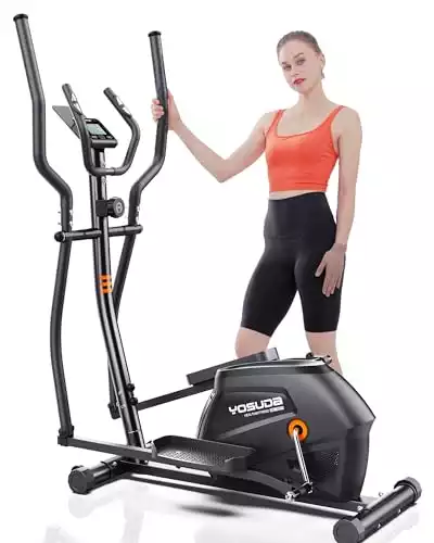 YOSUDA Elliptical Machine - Elliptical Machine for Home Use, Elliptical Cross Trainer with Hyper-Quiet Magnetic Drive System, 16 Resistance Levels, with LCD Monitor & Ipad Mount