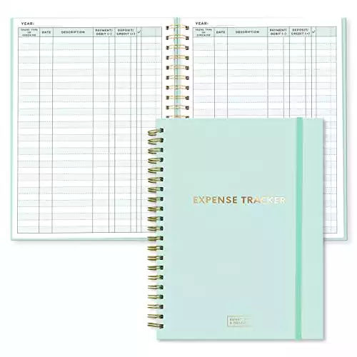 S&O Budget Expense Tracker Notebook - Spending Tracker Notebook to Stay Organized - Financial Planner - Budget Notebook - Finance Planner - Budget Tracker & Budget Book - 200 Pages, 8.4” x 1...