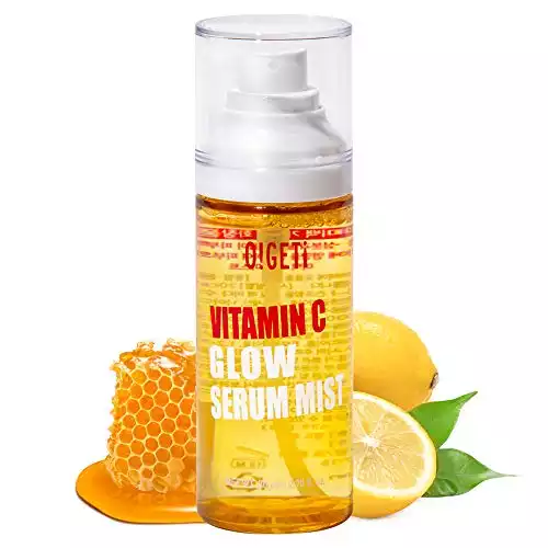 O!GETi Vitamin C Serum Mist | Vitamin C, Hyaluronic acid, Moisturizing mist for face, all skin type, Korean skincare, for men and women, 2.70 Fl.Oz (80ml)
