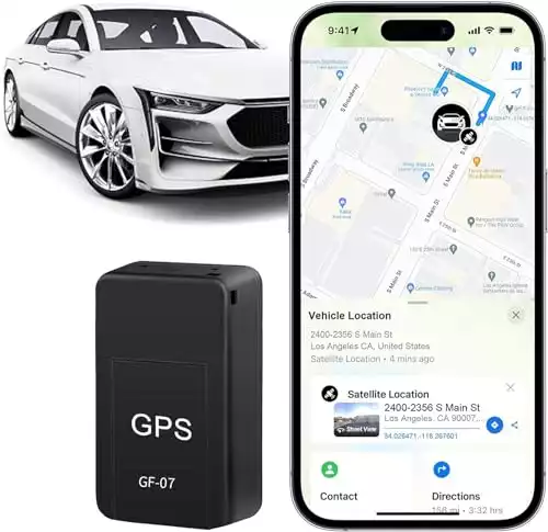 GPS Tracker for Vehicles, Mini Magnetic GPS Real Time Car Locator, Anti-Lost GPS Tracking Device, Full Global Coverage Long Standby GSM GPS Tracker for Vehicle, Car, Person Location. No Subscription