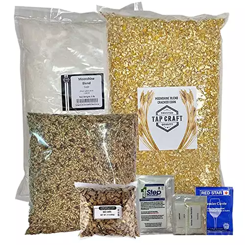 Beginner Bourbon Recipe Mash and Fermentation Kit - Make Your Own Bourbon at Home - Gifts for Whiskey Lovers - Gifts for Him - Gifts for Dad