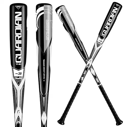 Guardian X Stinger BBCOR Baseball Bat -3 Drop - 2 5/8" Barrel - Available in 31” to 34” and 3 Colors - Drop 3 Baseball Bat for Middle School, High School, or College